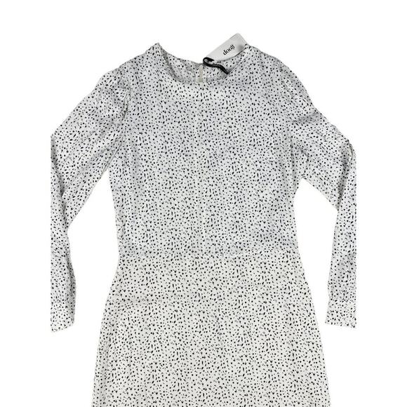 Goop - Citrine Printed Dress in White and Black - Picture 2 of 5